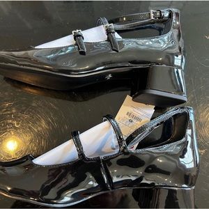 ZARA Block Heal High Heels NWT Size 39